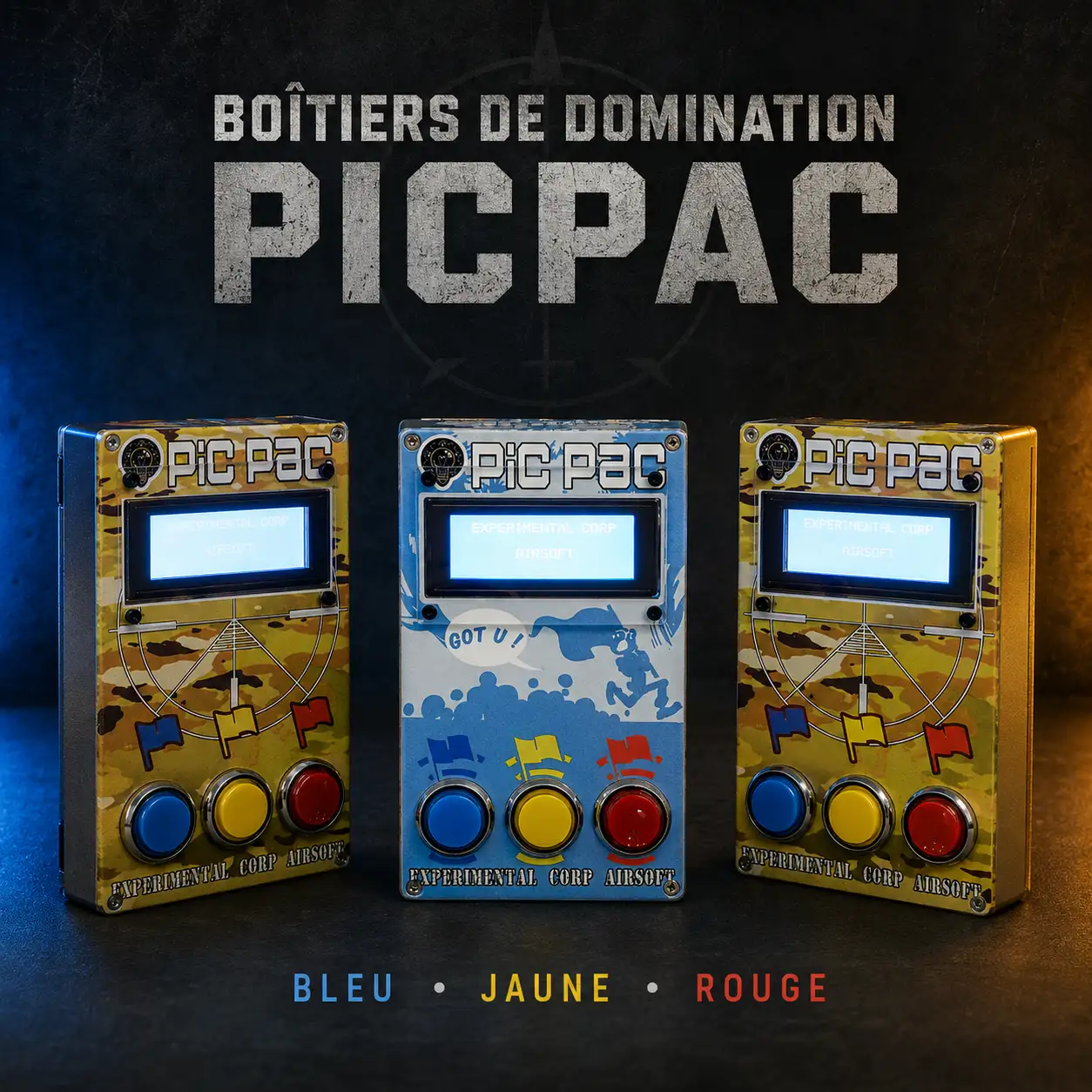Bornes de domination PICPAC JAUNE